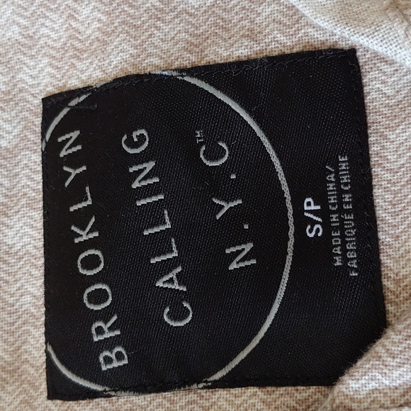 Brooklyn Calling NYC Men's Long Sleeve Button Down Shirt Size S - Picture 5 of 6